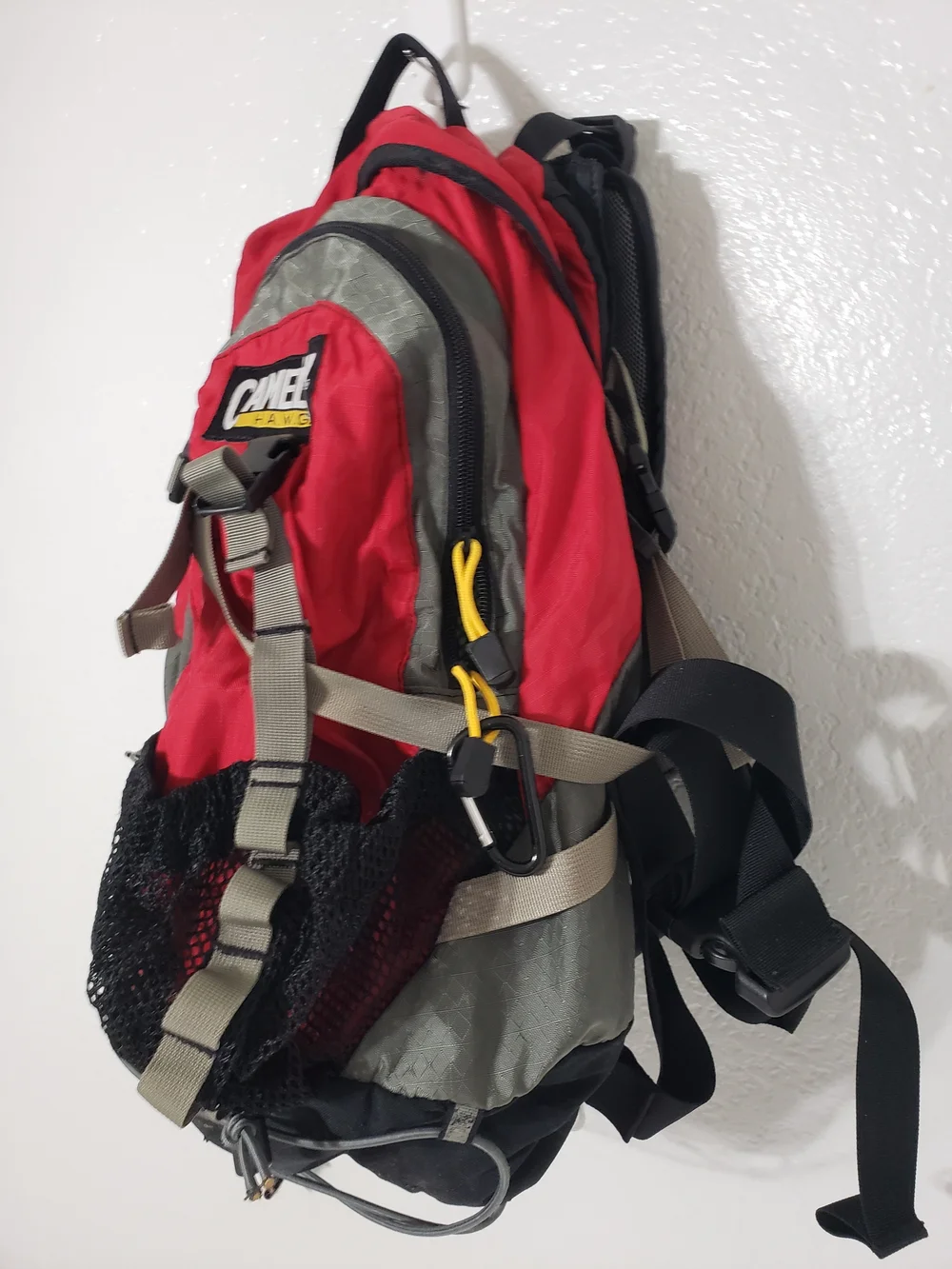 CamelBak H.A.W.G. Hydration Backpack Red Gray Black Hiking Cycling No Bladder I